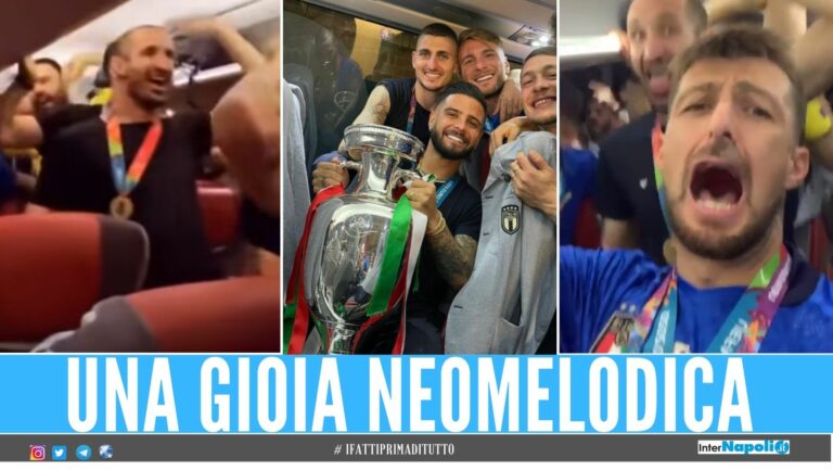 italia neomelodica I giocatori dell'Italia pazzi per il neomelodico, i video dei cori in pullman