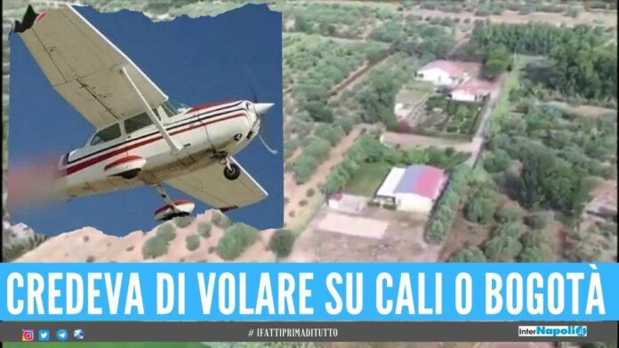Lanciò oltre 8 kg di cocaina purissima dall'aereo, arrestato narco-pilota il video