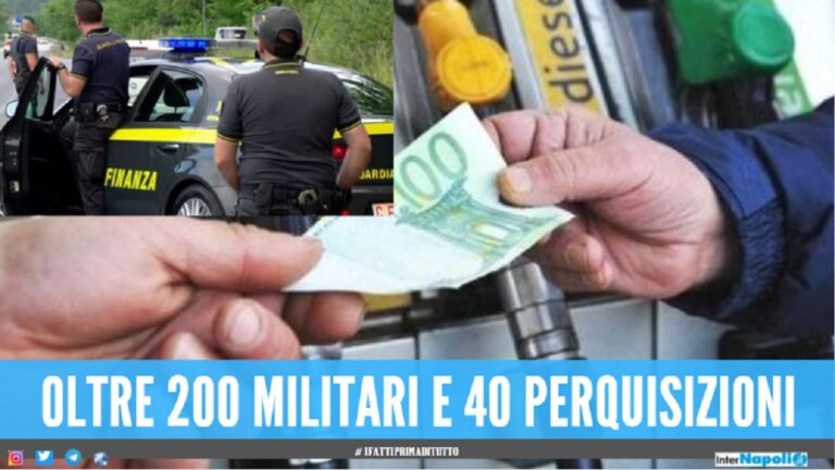 Carburante contraffatto, maxi operazione in Campania: sequestro da 128 milioni di euro