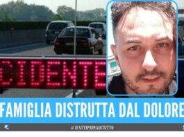 Malore durante il viaggio in autostrada, papà Ciro La Marca muore a 38 anni
