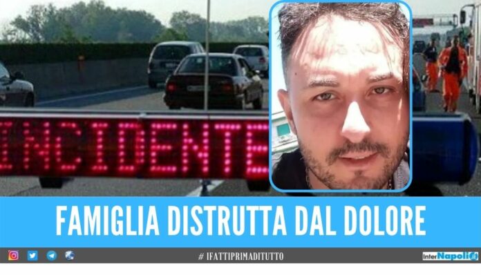 Malore durante il viaggio in autostrada, papà Ciro La Marca muore a 38 anni