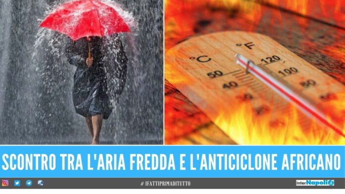 Meteo pazzo in Italia, penisola spaccata tra temporali e ondate di caldo