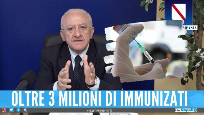 Morti covid in Campania, De Luca Il 99% non era vaccinato