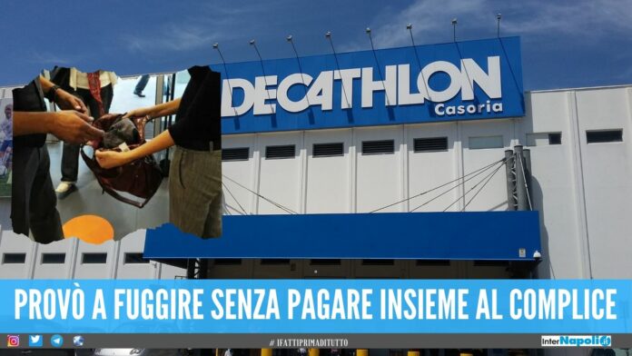 Rubò vestiti al Decathlon di Casoria, sorpresa alle casse dopo il trucco del camerino