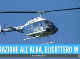 Tentano gli omicidi di 3 ragazzi, 8 arresti nel blitz sul Litorale Domizio elicottero polizia