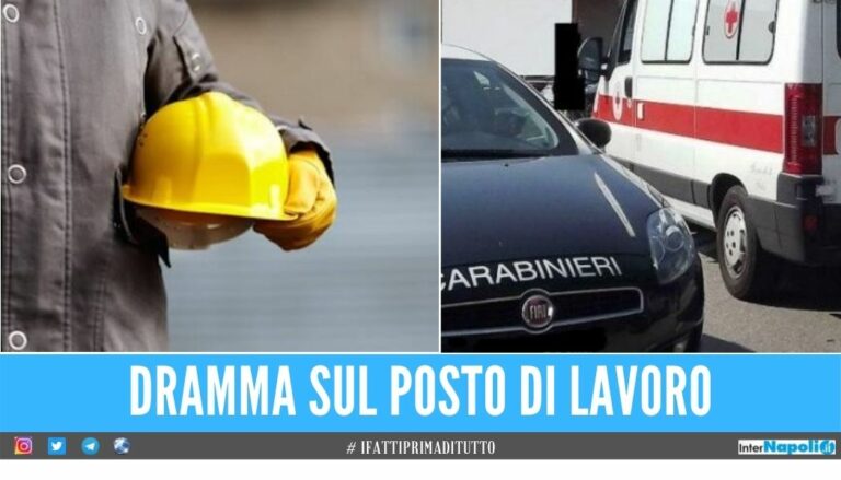Tragico incidente nel cantiere, operaio perde la vita in provincia di Napoli