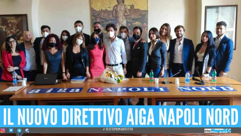 Il nuovo direttivo dell'Aiga Napoli Nord