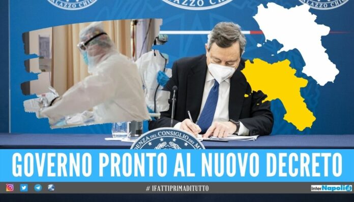 covid decreto campania draghi zona gialla