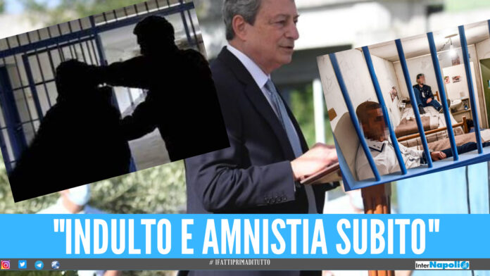 draghi https://internapoli.it/indulto-e-amnistia-subito-cosi-i-detenuti-hanno-accolto-draghi/ “Draghi, Draghi!”, “fuori, fuori!”, “indulto, indulto!”: con queste acclamazioni i detenuti del carcere di Santa Maria Capua Vetere hanno accolto Draghi