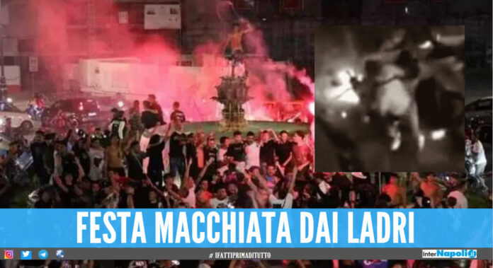 Rapine scooter durante festeggiamenti