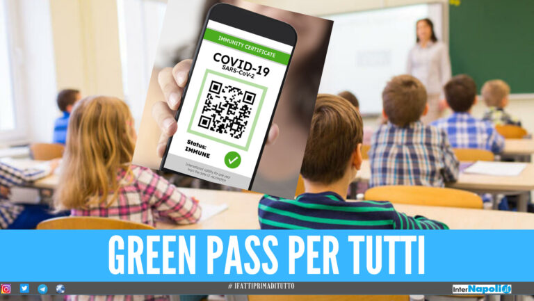Scuola, i presidi: “Green pass obbligatorio per alunni ed insegnanti”