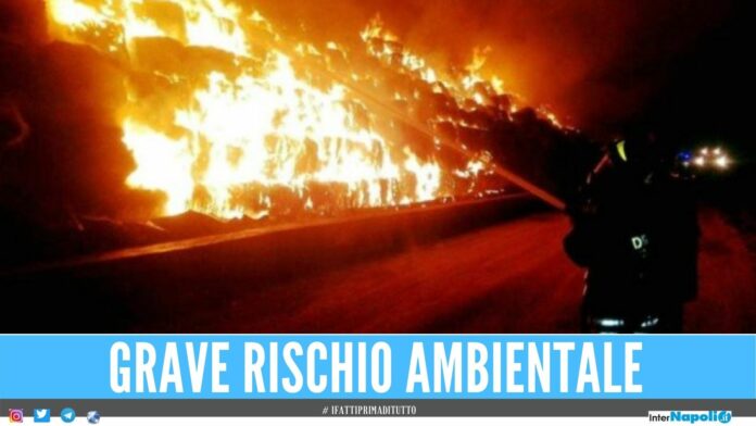 incendio ecoballe taverna del re