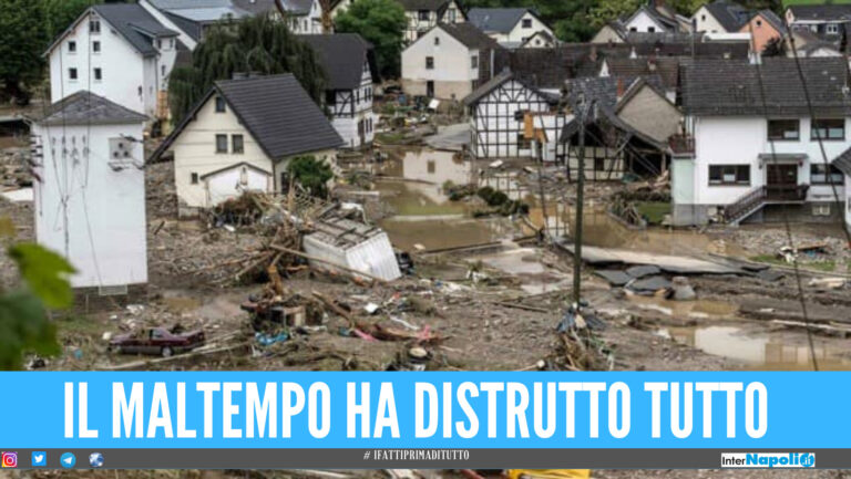 Catastrofe in Germania, superati i 100 morti e 1300 dispersi per colpa delle alluvioni