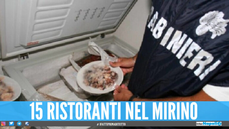 Blitz nei ristoranti di Napoli, arrivano i Nas e sequestrano carne e pesce ‘fuorilegge’