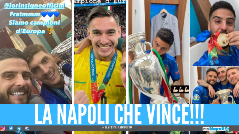 Di Lorenzo e Insigne protagonisti, Jorginho fuoriclasse: c’è tanta Napoli sul tetto d’Europa