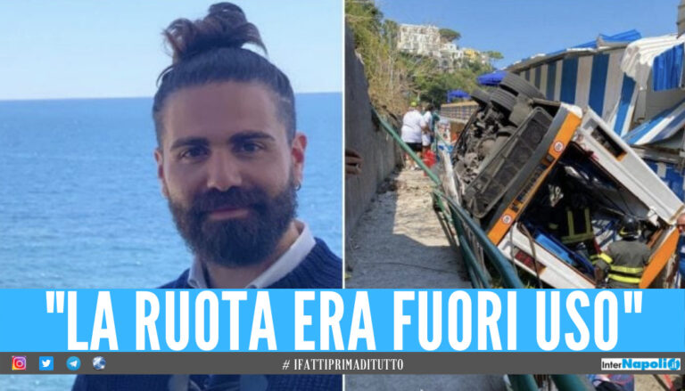 Bus precipitato a Capri, un passeggero: “Emanuele è morto per salvarci”