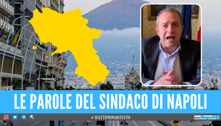Campania a rischio zona gialla, de Magistris: “Non credo ci siano le condizioni”