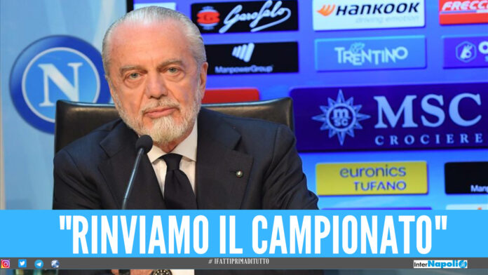 Aurelio De Laurentiis ed Enrico Preziosi sulla ripartenza della Serie A.