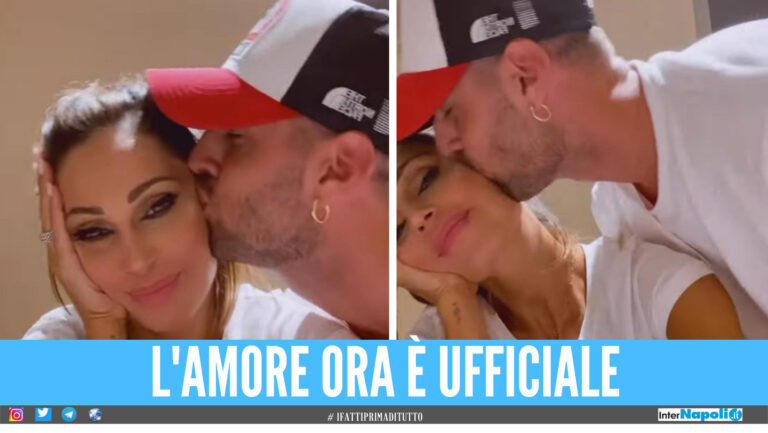 Anna Tatangelo e Livio Cori non si nascondono più, primo bacio su Instagram tra i due
