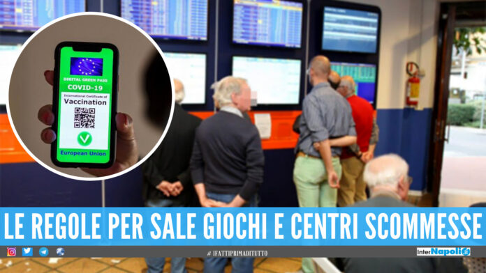 green pass centri scommesse