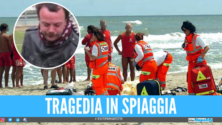 Dramma in Campania: si sdraia in riva al mare per il caldo, Antonio muore sul colpo