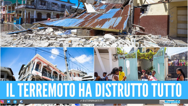 Terremoto devastante, il bilancio è di 1300 vittime e 5.700 feriti: Haiti in ginocchio