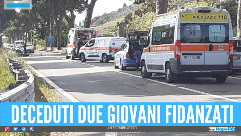 Tragedia sull’Appia, schianto fatale per una coppia di fidanzati