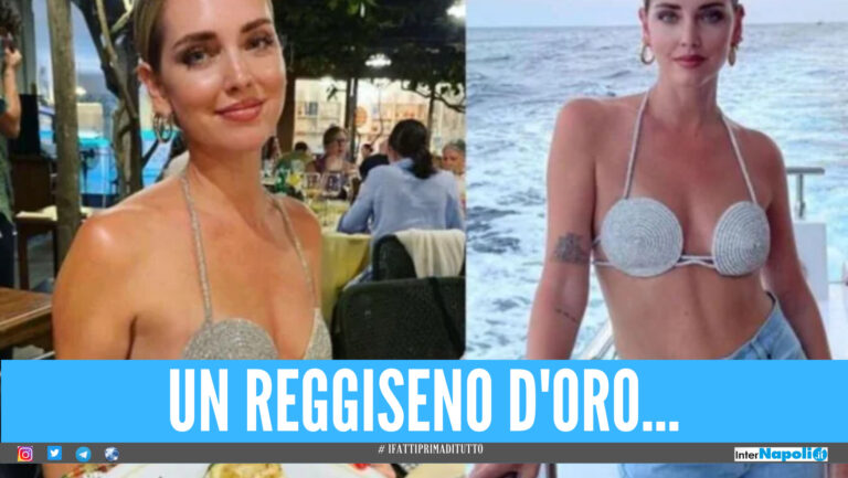 Chiara Ferragni, al ristorante a Capri con un reggiseno da quasi 700 euro