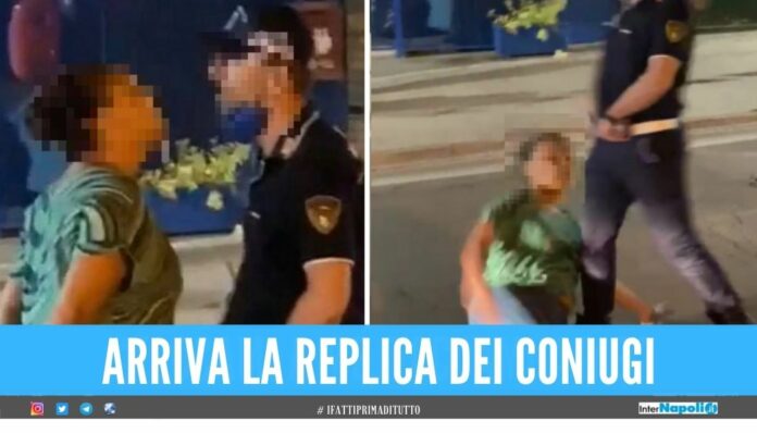 Lite a Baia Domizia, arriva la replica della moglie e del marito