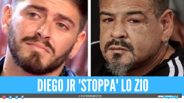 Hugo candidato, Maradona Junior non ci sta:«Non usate foto di mio padre»