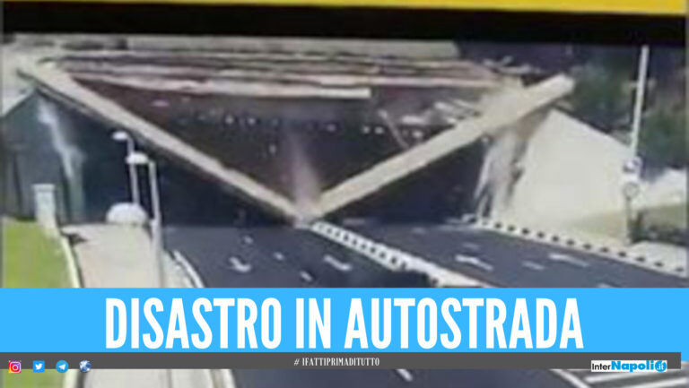 [Video]. Disastro in autostrada a Madrid, trave di un tunnel crolla all’improvviso