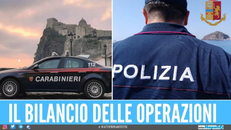 Raffica di controlli ad Ischia, polizia e carabinieri controllano oltre 1500 persone