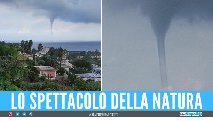 Tromba d'aria tra Ischia e Monte di Procida, il video fa il giro web