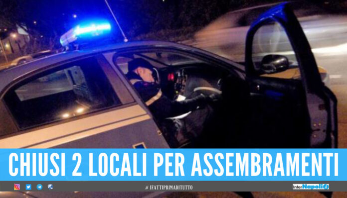 Movida fuori controllo ad Ischia, chiusi 2 locali per assembramenti