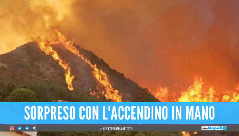 Incendi sul Vesuvio, arrestato presunto piromane: è un 70enne