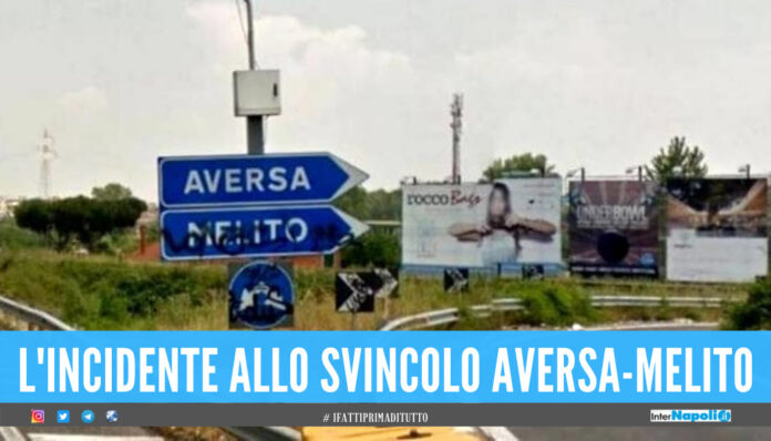 Paura sull'Asse Mediano, perde il controllo del furgone e finisce in una scarpata