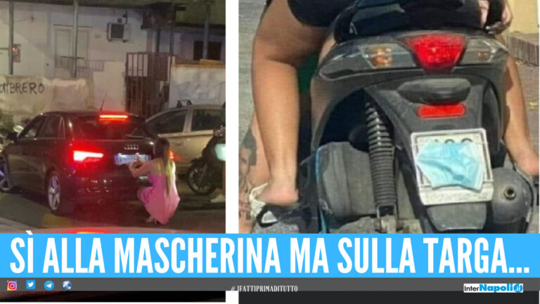 Mascherine per evitare le multe, nasce a Napoli l’Osservatorio sulle targhe occultate