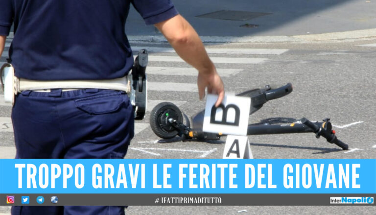 Tragico scontro tra moto e monopattino all'incrocio, morto ragazzo di 27 anni