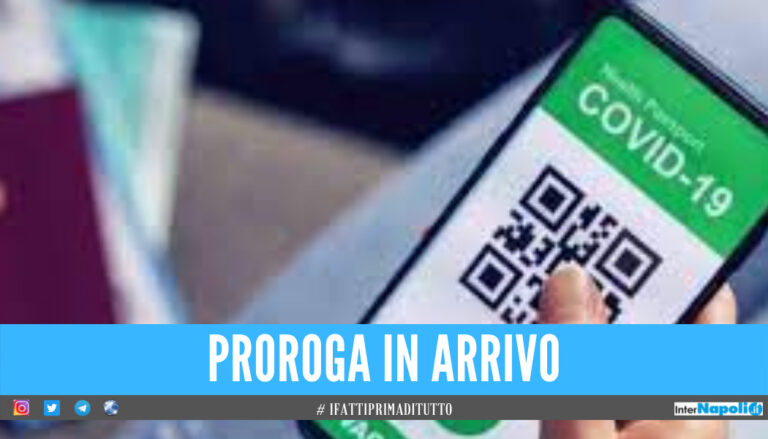 Green pass Italia, si va verso la proroga di dodici mesi