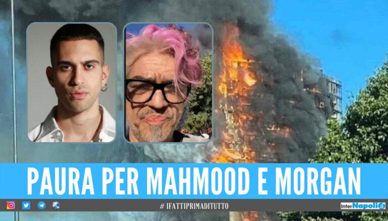Brucia ancora il palazzo a Milano, tra gli abitanti del grattacielo c’è anche Mahmood