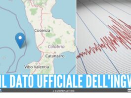 Terremoto in Calabria, scossa di magnitudo di 4.4