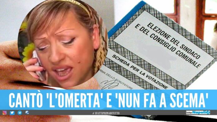 Cantante neomelodica si candidata al Comune di Napoli, Tina Sacco Sono Masaniello