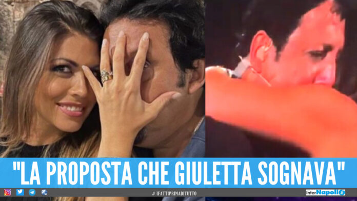 Enrico Brignano fa impazzire 'L'Arena', proposta di matrimonio live all'ex Uomini e Donne