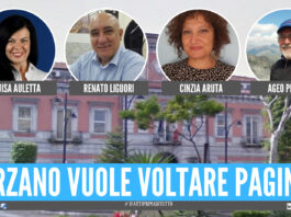 Arzano, 4 candidati a sindaco per dimenticare lo scioglimento per camorra: sfida tra Aruta, Auletta, Piscopo e Liguori