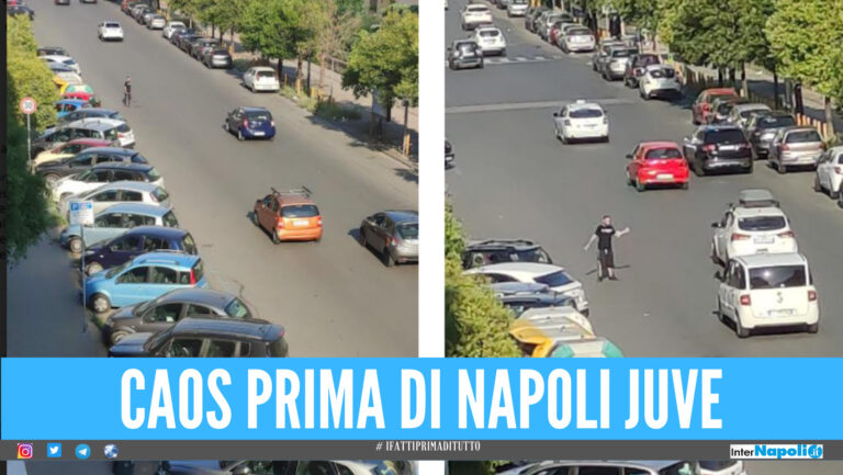 Napoli-Juventus, parcheggiatori abusivi scatenati all’esterno dello stadio Maradona