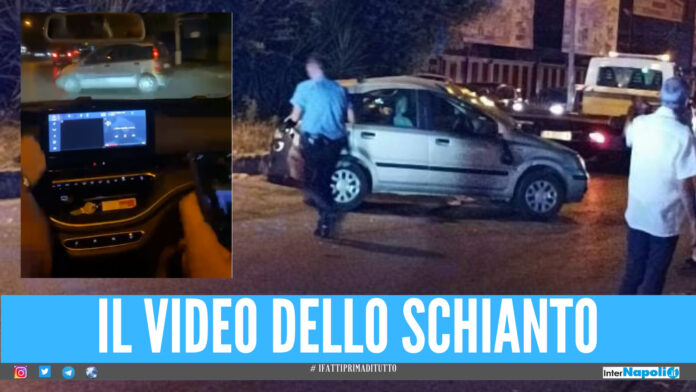 Il video dello schianto