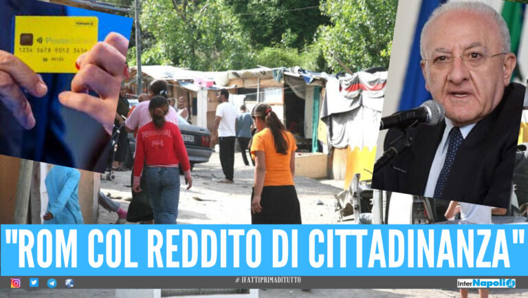 Focolaio Covid nel campo rom di Giugliano, De Luca: “Si facciano i tamponi, prendono anche il reddito di cittadinanza”