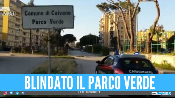 Blitz nel parco Verde di Caivano