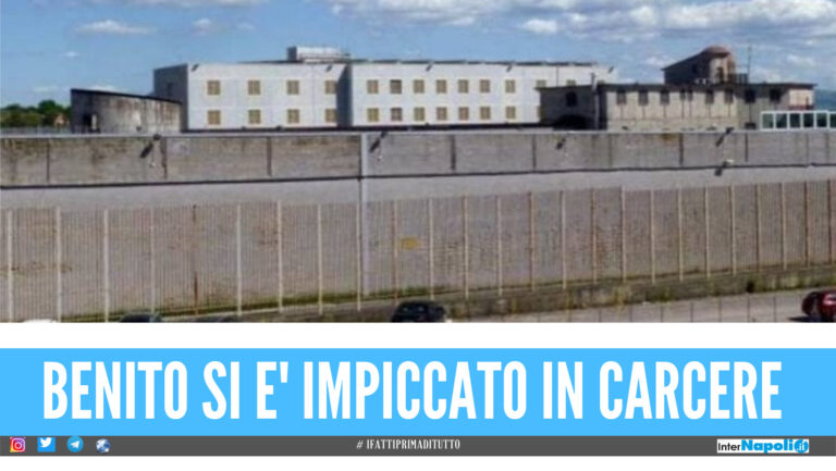 Altro suicidio in carcere in Campania, identificata la vittima: è il quinto morto dall’inizio dell’anno