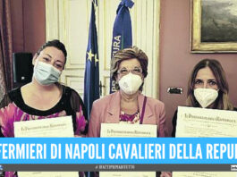 Onorificenza per gli infermieri di Napoli per la lotta contro il covid